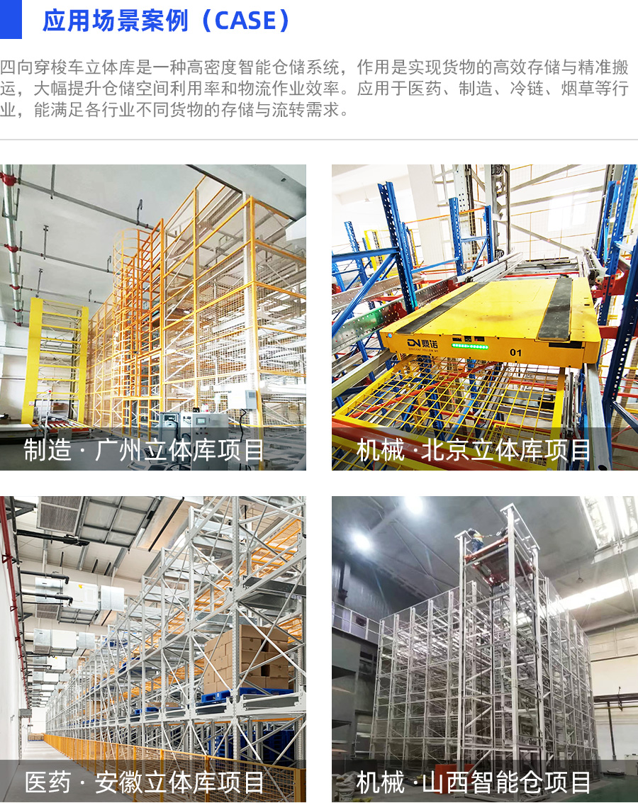 四向穿梭車自動(dòng)化立體庫系統(tǒng)
